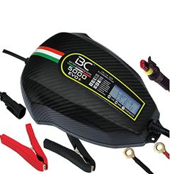 BC 5000 EVO+ Caricabatterie/Mantenitore Intelligente 1 Amp/5 Amp per Batterie 12V Piombo-Acido, con Tester di Batteria e Alternatore, per Auto, Moto, Scooter, Barche, Camion, Camper fino a 160Ah