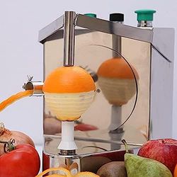 Pelamatic - Pelapatate elettrico per frutta e verdura per l'ospitalità e la ristorazione | Acciaio inossidabile alimentare | Versatile per frutta sferica e ovale 45-130 mm | Pulizia rapida, acciaio,