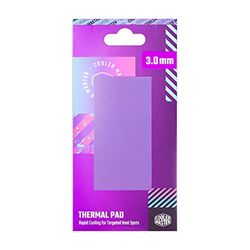 Cooler Master Thermal Pad - 13.3W/mK Thermal Conductivity, Improves PC Component Cooling, Electrically Non-Conductive, Double-Sided Adhesive & Easy to Apply - 95 x 45 x 3.0mm
