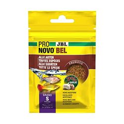 JBL PRONOVO BEL GRANO, hoofdvoer voor alle aquariumvissen van 3-10 cm, visvoergranulaat, maat S, 20 ml