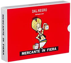 Dal Negro 90004 - Mercante en foire Etui Rouge, cartes de jeu - version italienne