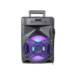 Altavoz Bluetooth Inalámbrico Karaoke 1x10W, portátil, fácil de Usar, Ideal para Fiestas y Entretenimiento en casa.