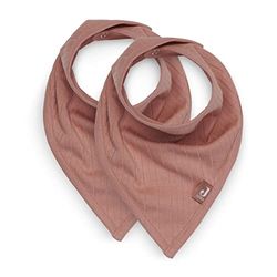 Jollein 029-867-66034 Bandana Bibs nackkief set med 2 basränder rosenträ