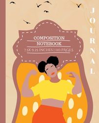 Strong Black Girl Composition Notebook: Wide Ruled School Journal For Creative Mindset