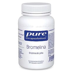 PURE ENCAPSULATIONS Bromelina, Enzima Proteolítica, Enzima de Piña, 60 Cápsulas Vegetales