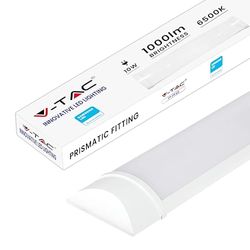 V-TAC Plafoniera LED Lineare da Soffitto 30 CM - 10W - Chip Samsung - Lampada Rettangolare 1200 Lumen - IP20 per Parete, Garage, Negozio - Tubo LED - Luce 6500K Bianca Fredda