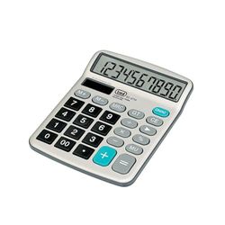 Trevi EC 3770 - Calculadora (Escritorio, Batería/Solar, Basic calculator, Gris)