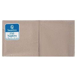 Nisbets DB485 - Servilletas de cóctel compostable de papel kraft (250 mm de largo, 250 mm de ancho, 2000 unidades)