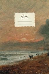 Notes: Lined Notebook Journal with Classical Vintage Art Aesthetic Design, 6x9, Ruled, 120 Premium Pages, 593