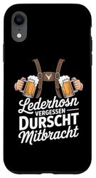 LEDERHOSN VERGESSEN DURSCHT MITBRACHT Case for iPhone XR