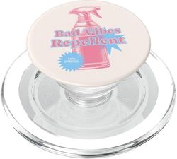 Bad Vibes Repelente Rosa Pastel Retro Divertido Positivo Vibe PopSockets PopGrip para MagSafe