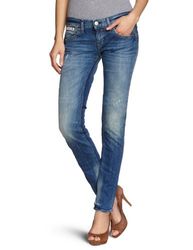 Herrlicher Dames Touch Denim Stretch Jeans, blauw (Ultra 057), 31W x 32L