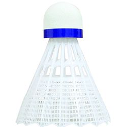 Schildkröt Talbot-Torro Badminton folhetos Tech 350, lata 3 peças, nylon, branco, velocidade: Azul/médio, 479112