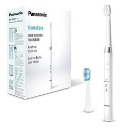 Panasonic - Personalcare EW-DM81-W503 | Brosse à Dents Électrique - 2 modes de brossage 30 min d'autonomie : chargement par induction 2 accessoires 31 000 pulsations/min Minuteur Blanc