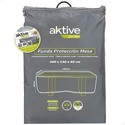 Aktive 61501 - Funda protección mesa jardín 200x130x60 cm