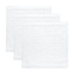 Frottana Pearl - Set di 3 asciugamani in 100% cotone, 30 x 30 cm