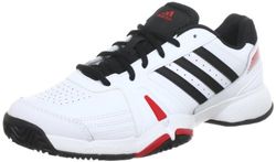 adidas Performance bercuda 3, Scarpe da tennis uomo, Bianco (Weiß (RUNNING WHITE FTW / BLACK 1 / LIGHT SCARLET)), 44 2/3