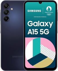 Samsung A156B/DSN Galaxy A15 5G, Dual, 128GB 4GB Ram, Blue Black