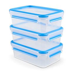 Tefal Boîte à lunch hermétique MS en plastique (set 3 x 1,00 L)
