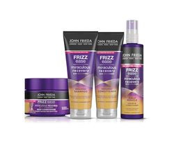 John Frieda Frizz Ease Miraculous Recovery Shampoo & Conditioner Set - Smoothing Shampoo + Deep Conditioner Mask - 250ml Each