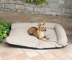 Sogni e Capricci Divanetto Toby, Beige, Poliestere, 89 x 64 x 20 cm