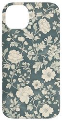 Chinoiserie Motivo floreale Vintage Floreale Custodia per iPhone 14 Plus