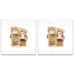 Emotional Rescue Engagement Card (Pack of 2) - Congratulations Engagement Greetings Cards - Classic White Letter Print