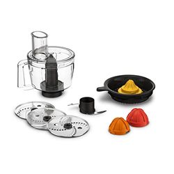 Moulinex Set di 6 accessori per robot pasticceri Coach e I Coach Touch, ciotola multifunzione + dischi per grattugiare + lama tritatutto + spremiagrumi, Fresh Box XF652012