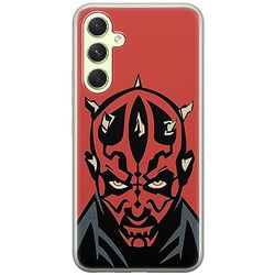ERT GROUP mobiltelefonfodral för Samsung A54 5G originalt och officiellt licensierat Star Wars mönster Darth Maul 004 optimalt anpassad till formen på mobiltelefonen, fodral tillverkad av TPU-plast
