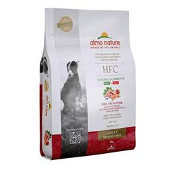 almo nature HFC Adult XS/S - droogvoer voor honden met vers varkensvlees, oorspronkelijk levensmiddelenkwaliteit en worden nu gebruikt voor hondenvoeding.