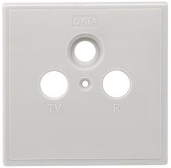 Axing SZU 2-01 stopcontact-afdekking eendelig TV/R/DATA voor BSD 963-xx
