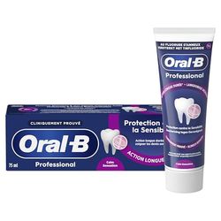 Oral-B Professional Protection Sensibilité et Sensation Apaisante Dentifrice Eucalyptus Menthe Poivrée 75 ml