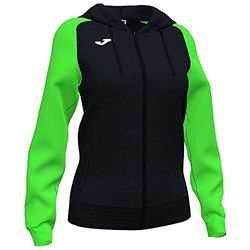 Joma Joma901336.117.2XS felpa con cappuccio academy iv nera verde fluor