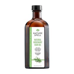 Nature Spell Huile de romarin pour cheveux et peau, stimule la pousse des cheveux, soigne les cheveux secs et abîmés - 150 ml