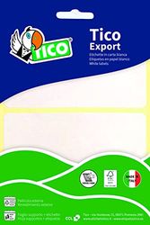 Tico E-2214 Adhesive Label, Pack of 10 Sheets, White