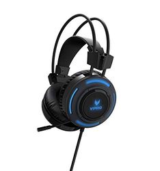 Rapoo VPRO VH200 Gaming Headset Over Ear Noise Cancelling Microphone LED Multi-Colour Lighting System Black 10.2 x 22.5 x 19.4 cm