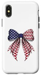 Chinchilla Pet 4th of July American Flag Patriotic Coquette Case for iPhone X/XS