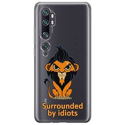ERT GROUP etui na telefon Xiaomi MI NOTE 10 / MI NOTE 10 PRO, case oryginalny i oficjalnie licencjonowany przez Disney, wzór Scar 001, optymalnie dopasowane, plecki z TPU częściowo przeźroczyste