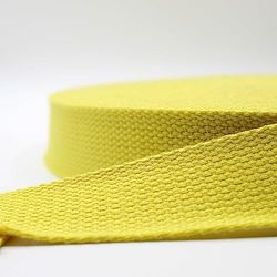 Leduc 3 Metros Correa algodón Equipaje asa Bandolera arnés Mochila marroquinería Amarillo (94) 3cm