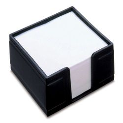 Läufer 35046 - Ambiente SCALA brievenmand van echt leer Zettelbox zwart