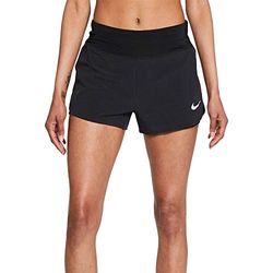 Nike CZ9570 W NK Eclipse 2IN1 Short Pantaloncini Donna Black/Reflective Silv XL
