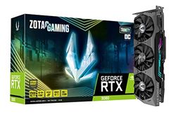 Zotac Carte Graphique Nvidia GeForce RTX 3080 Trinity OC LHR 12Go – ZT-A30820J-10PLHR Noir