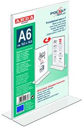Porte-brochures base en T - f.to A6