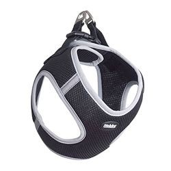 Nobby 80440-05 Delight - Arnés de Malla (20-25 cm, Vientre: 30-35 cm, 10 mm), Color Negro