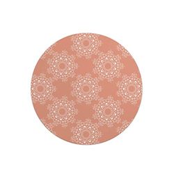 Questo Casa, Round Digital Printed Mouse Pad, Non-Slip Base, for Office and Home, Diameter:22cm