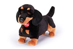 Trudi Perro Salchicha Leo Peluche de Perro, cumpleaños. | 13x24x34cm Talla M | Perros de Peluche clásicos | Modelo 22337