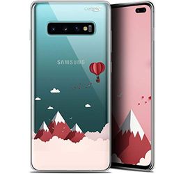 Caseink fodral för Samsung Galaxy S10+ (6.4) Gel HD [ ny kollektion - mjuk - stötskyddad - tryckt i Frankrike] berg i ballong