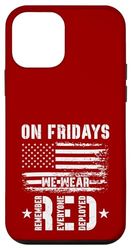 On Fridays we Wear Remember Everyone Deployed RED Case for iPhone 12 mini