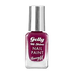 Barry M Gelly Nail Paint, Deep Purple Plum Jam, 10 Ml