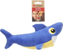 Flamingo Jouet Gebla Requin Bleu pour Chiens - 16x29,5x12cm - Résistant, Amusant et Stimulant pour l’Activité Mentale et Physique